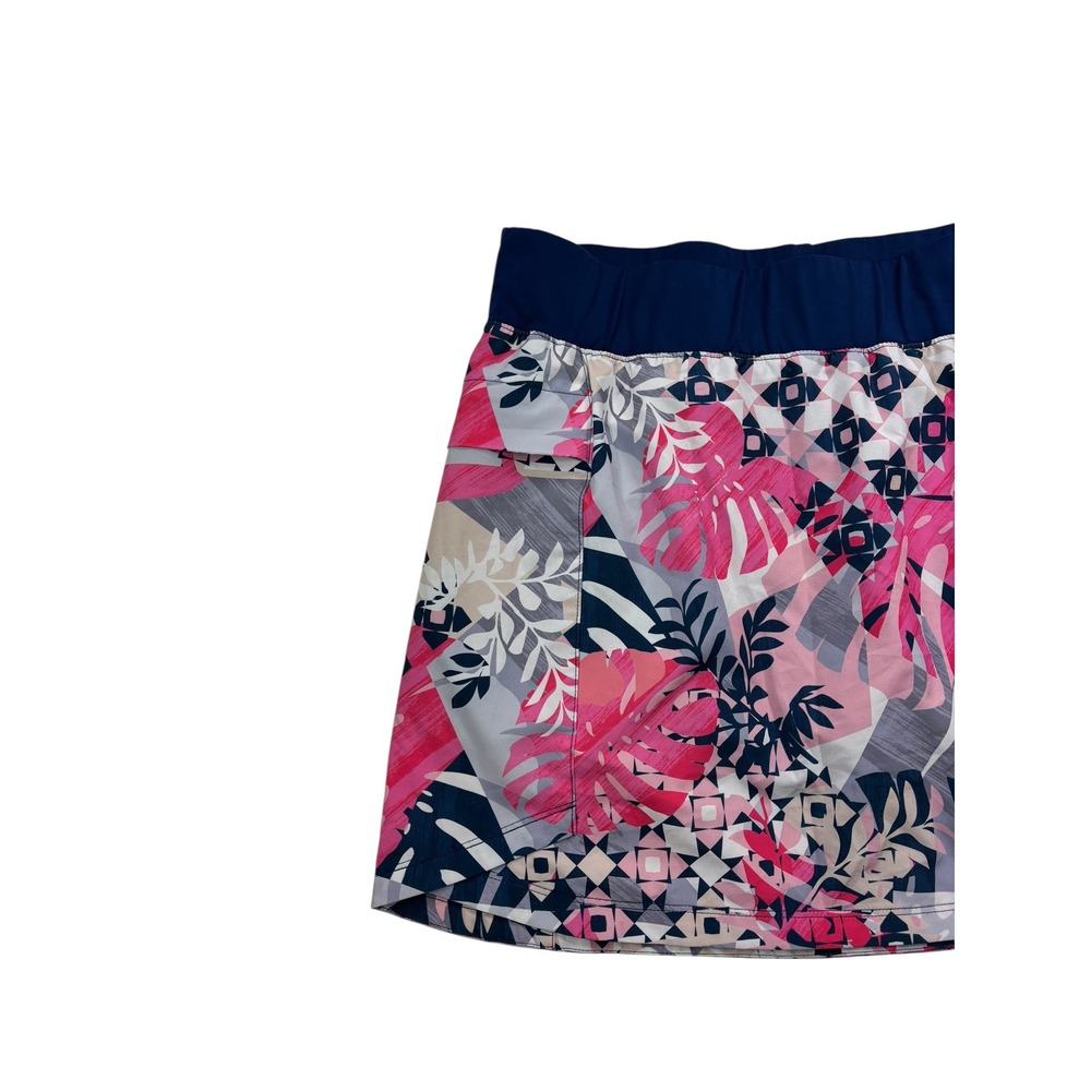 Reel Legends Women's PL Petite Large Athletic Skort Tropical‎ Golf Tennis Skirt - Picture 3 of 16